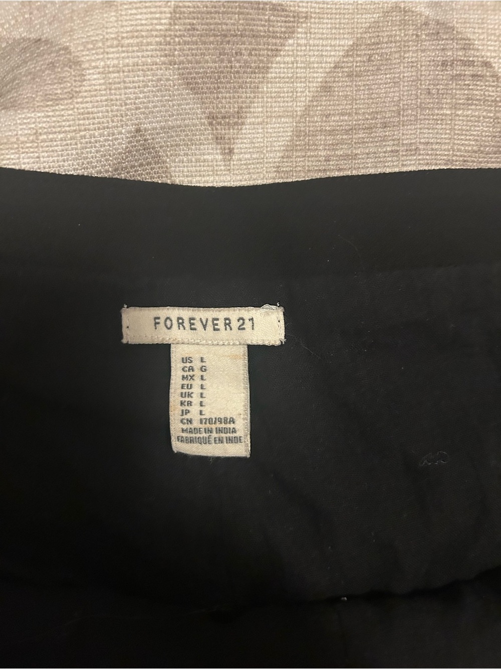 Forever 21 Black Shorts with Turquoise and Silver Beading - Picture 2 of 5